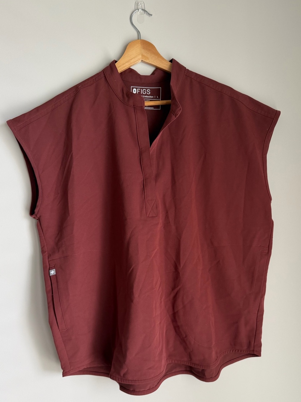 Rafaela Oversized Scrub Тор Sz Large Medical Uniform Scrub Top